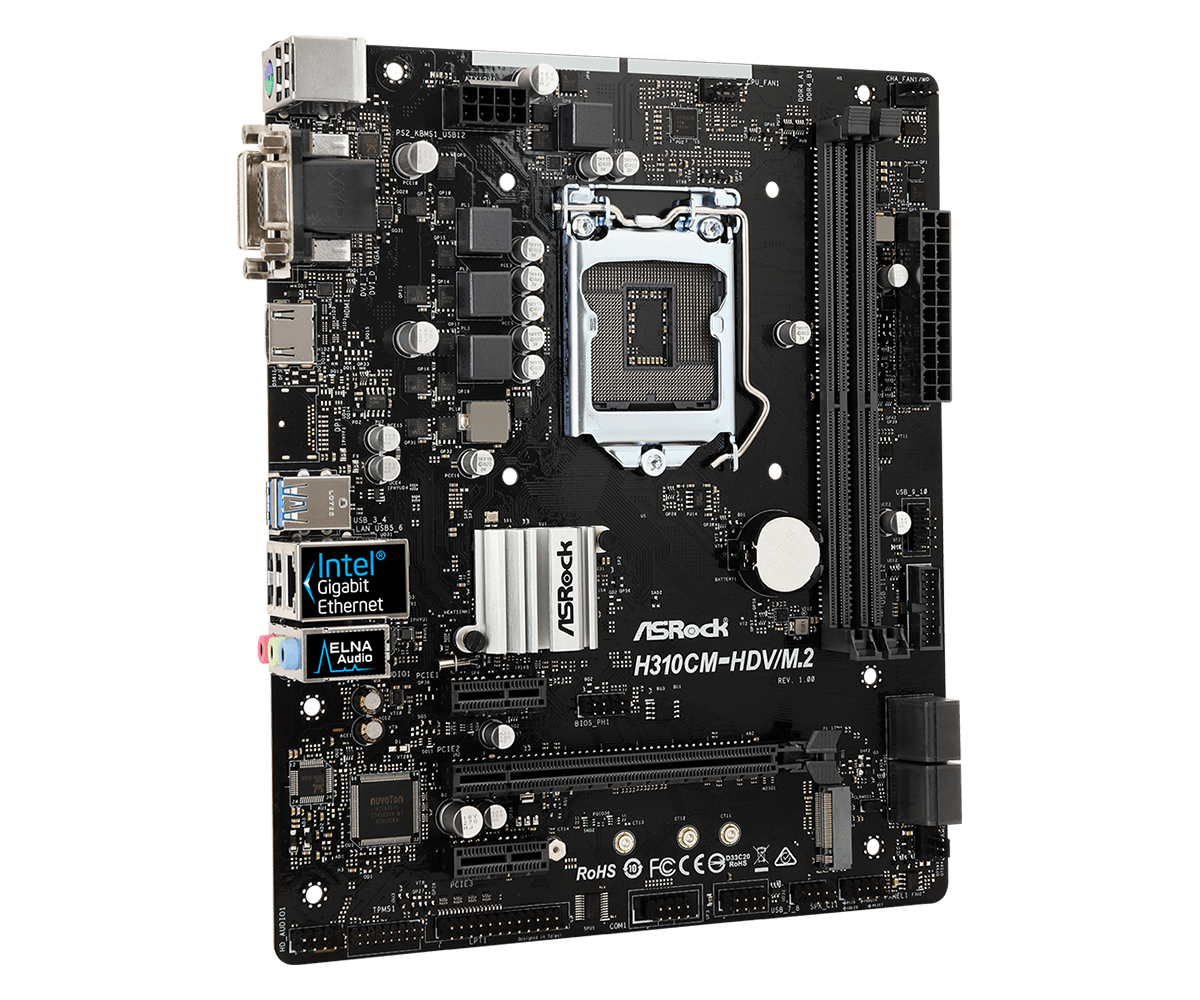 Asrock H310CM-HDV/M.2 - Motherboard Specifications On MotherboardDB