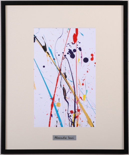 現代アートの絵画をアクリル画で描いた今井アレクサンドルの現代アート