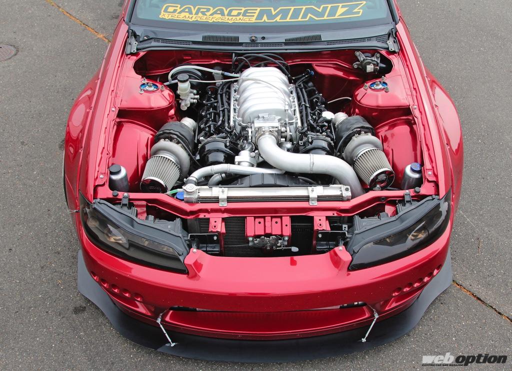 S15シルビアにV8ツインターボを載せたい！」思いつきから始まった魔