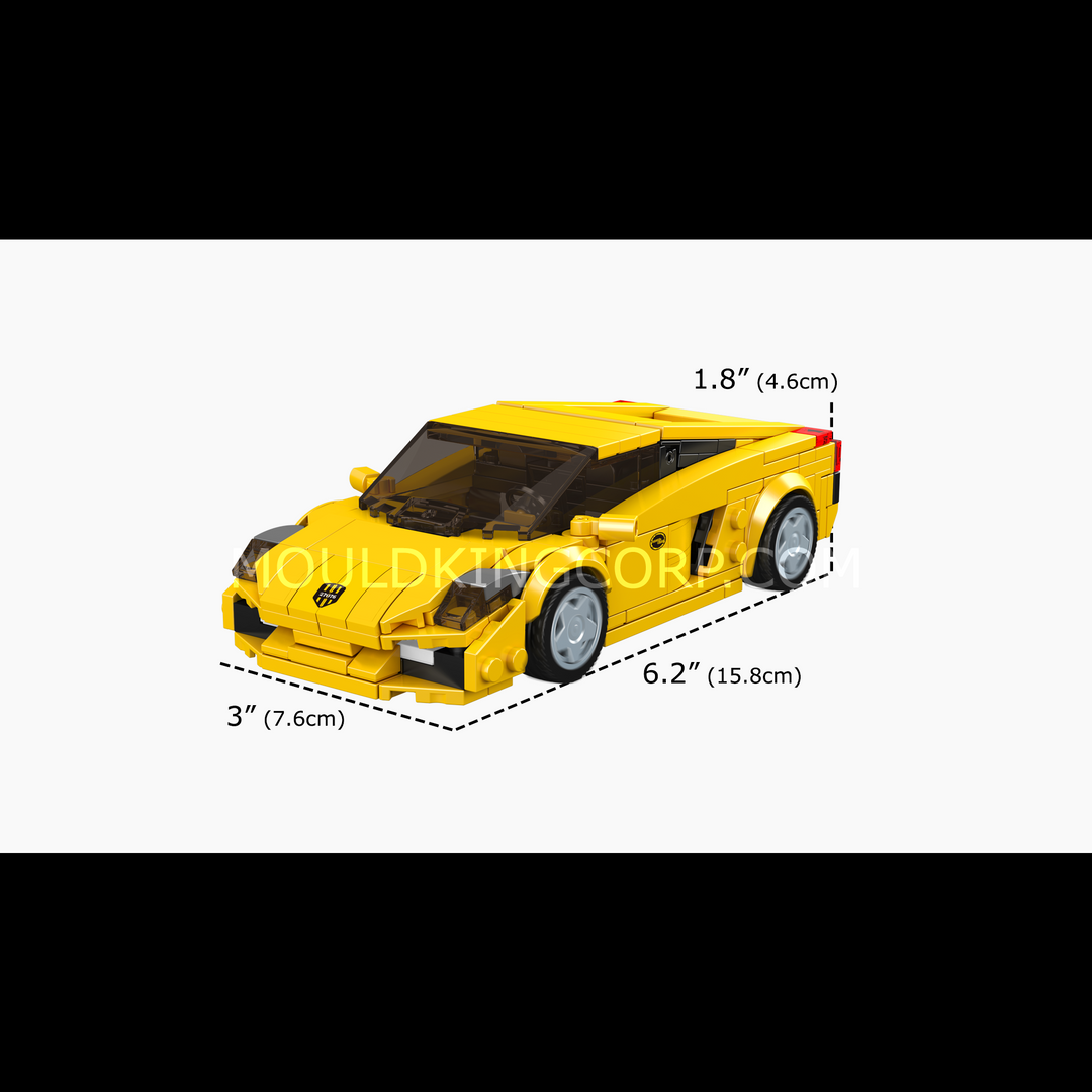 Mould King 27076 Lambo Gallardo Car Model Building Set | 342 Pcs