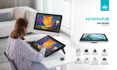 Huion Announces Three 23.8inch Pen Displays, Including the Kamvas