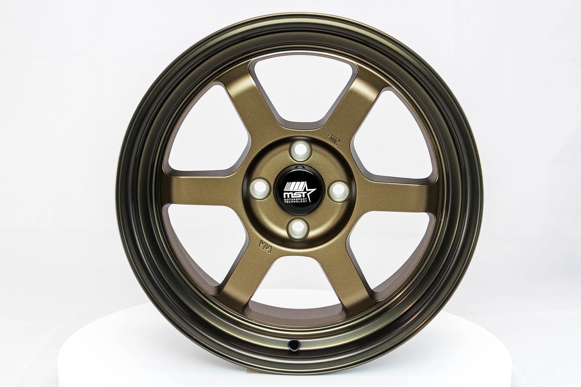 Time Attack Matte Bronze w/Bronze Machined Lip 16x8.0 4x100 Offset