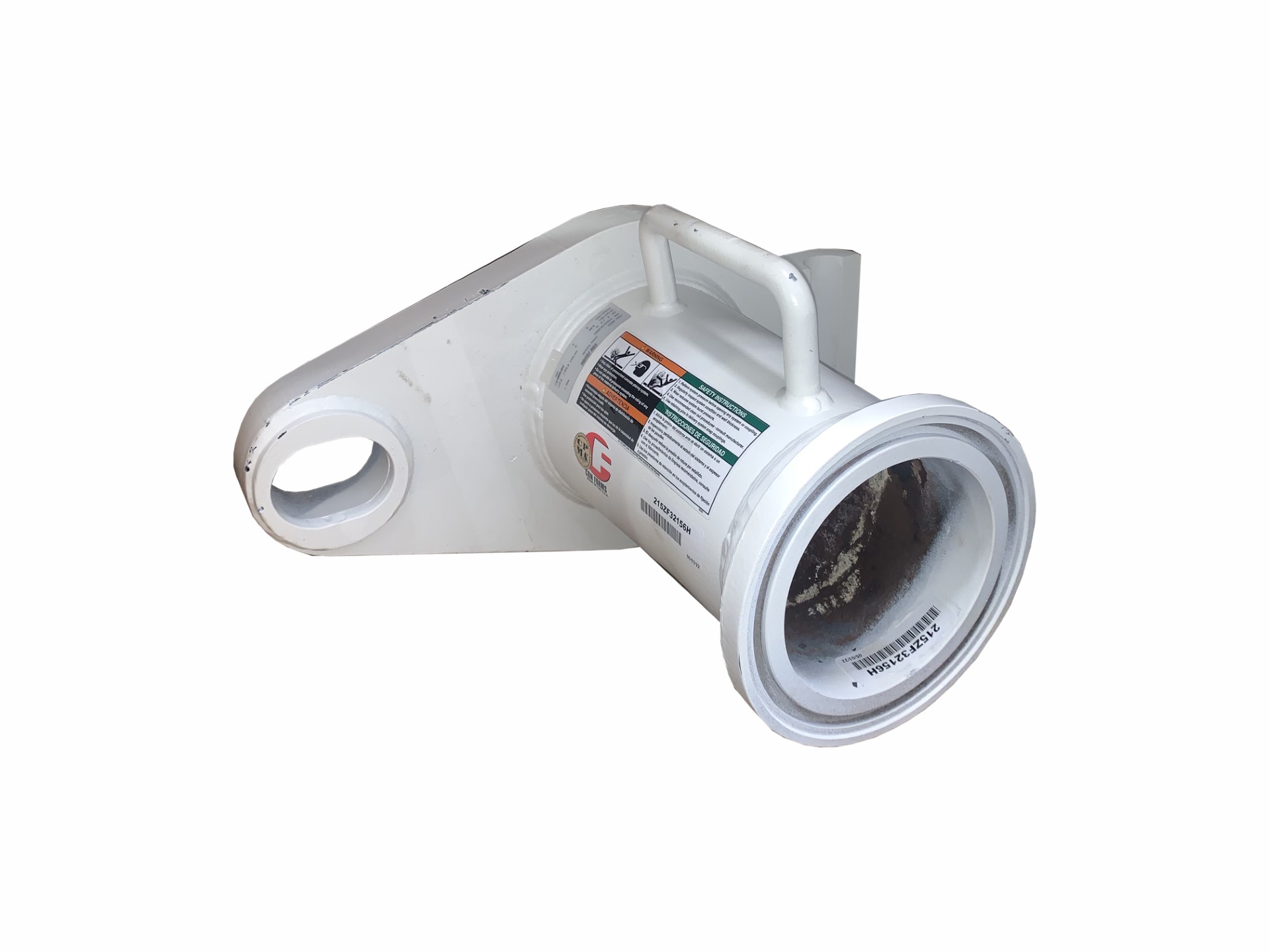 6″ ZX Line Pumping Back End Adapter for Hopper - Alliance Concrete