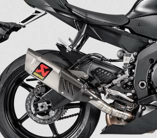 アクラポヴィッチ(AKRAPOVIC) スリップオン・マフラー メガホン チタン