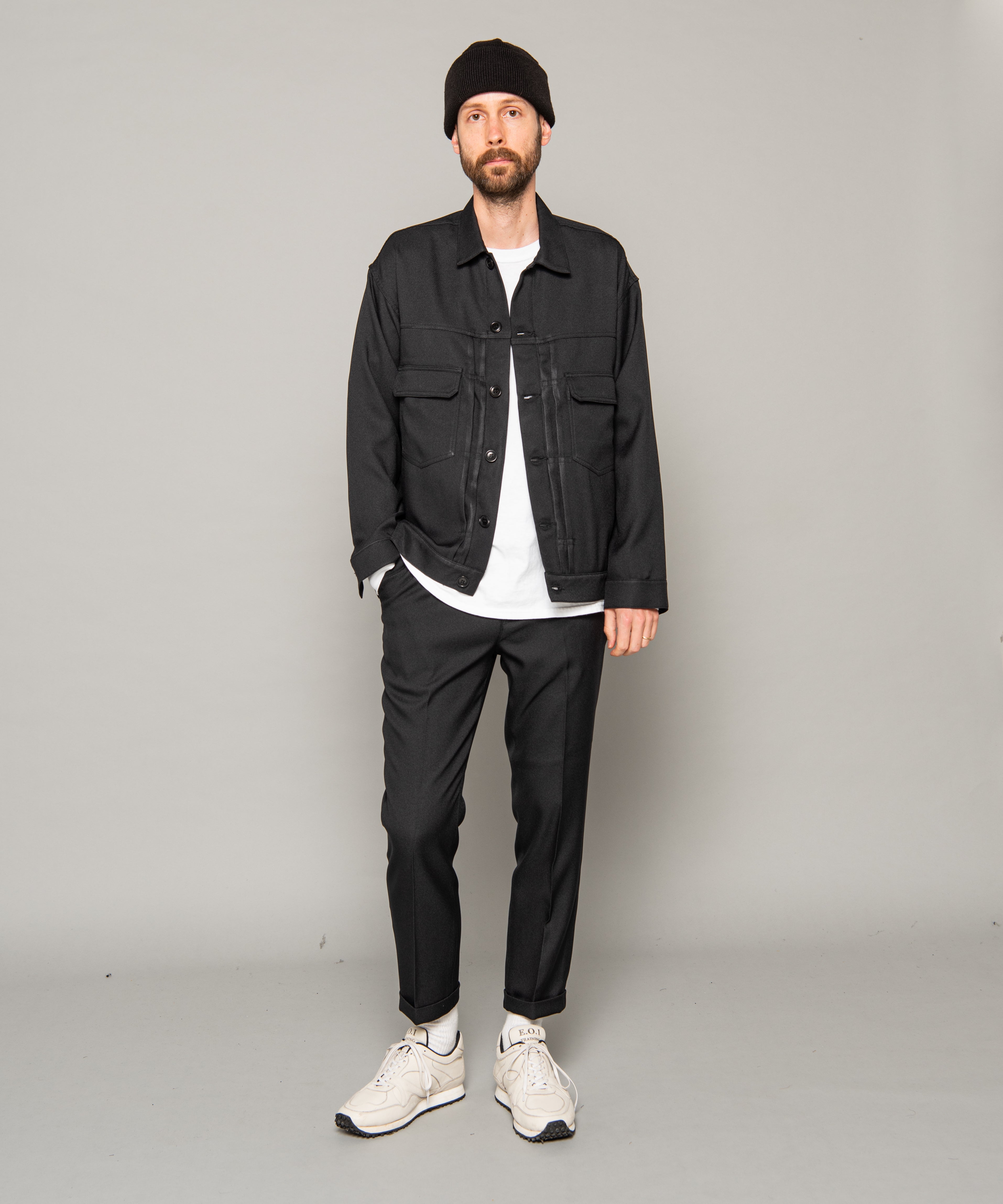 一部予約商品】MR.OLIVE / RETRO POLYESTER TWILL / ONE PLEATS STA