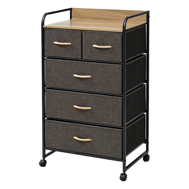 棚 ファブリックチェスト4段 幅58 × 奥行29 × 高さ104cm ｜ ミスター