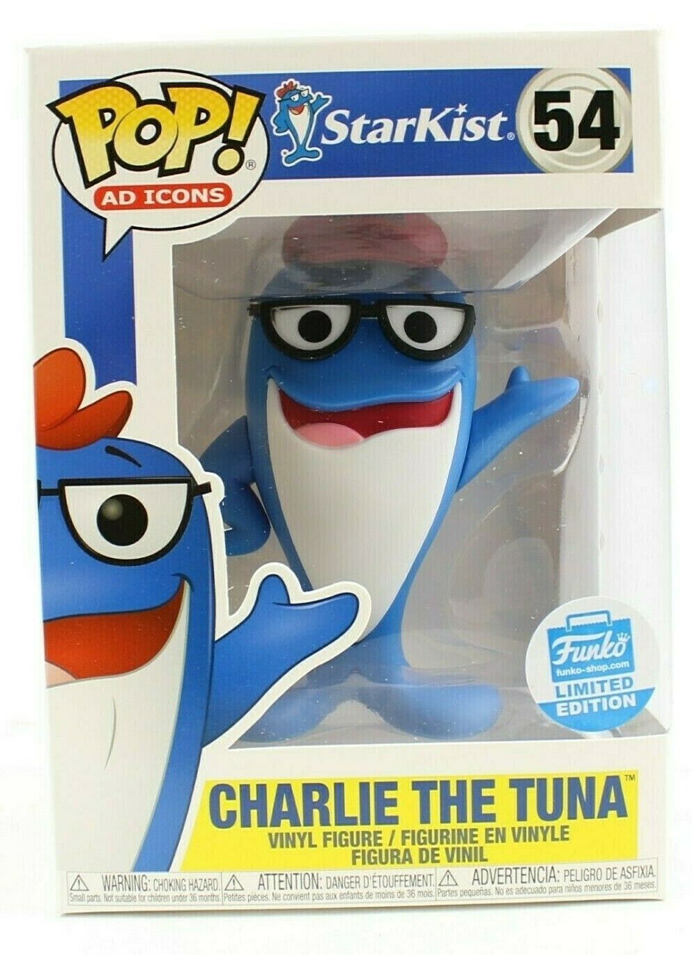 チャーリー ザ ツナ,フィギュア,Charlie the Tuna,Pop,StarKist,FUNKO