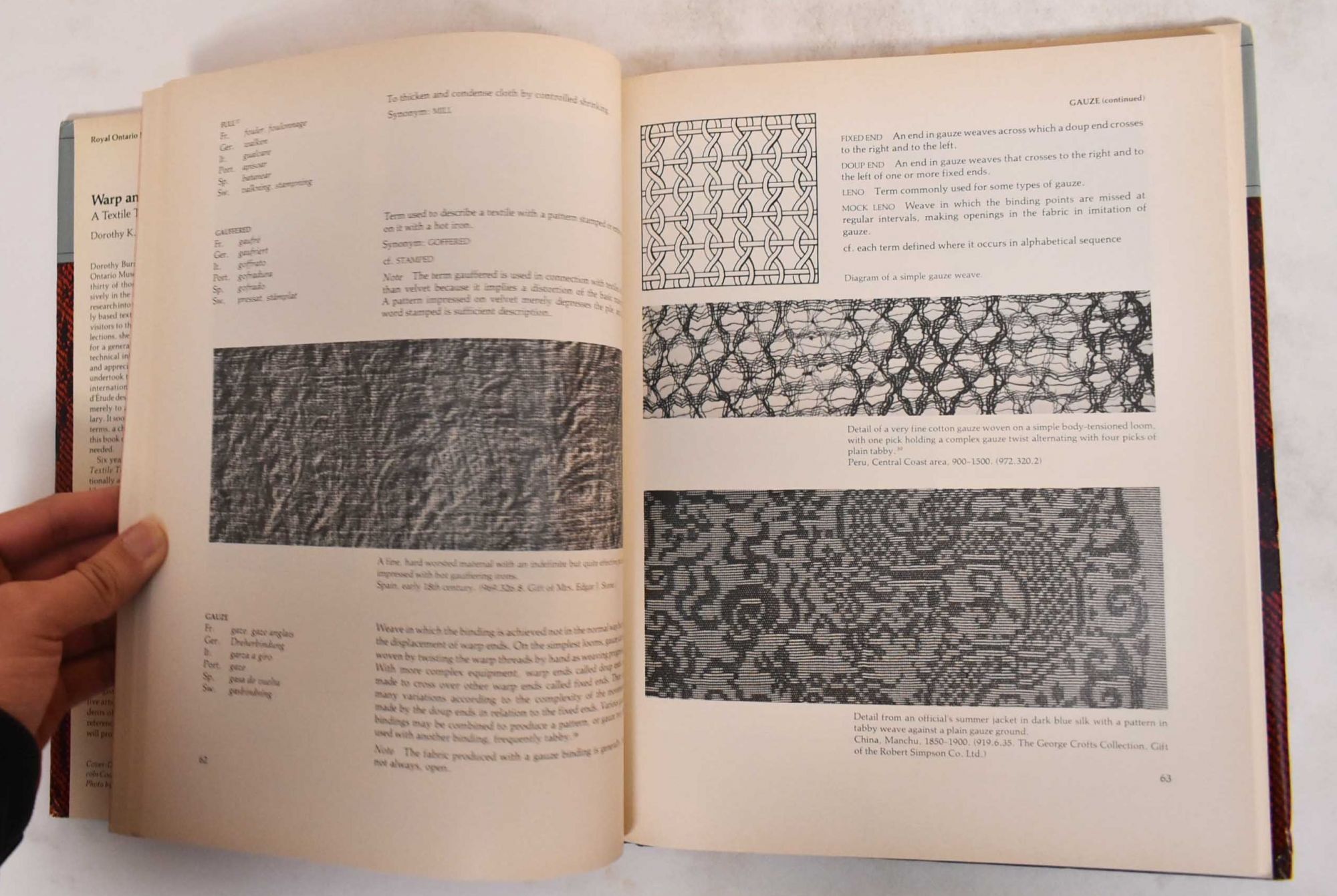 Warp and Weft: A Textile Terminology | Dorothy K. Burnham