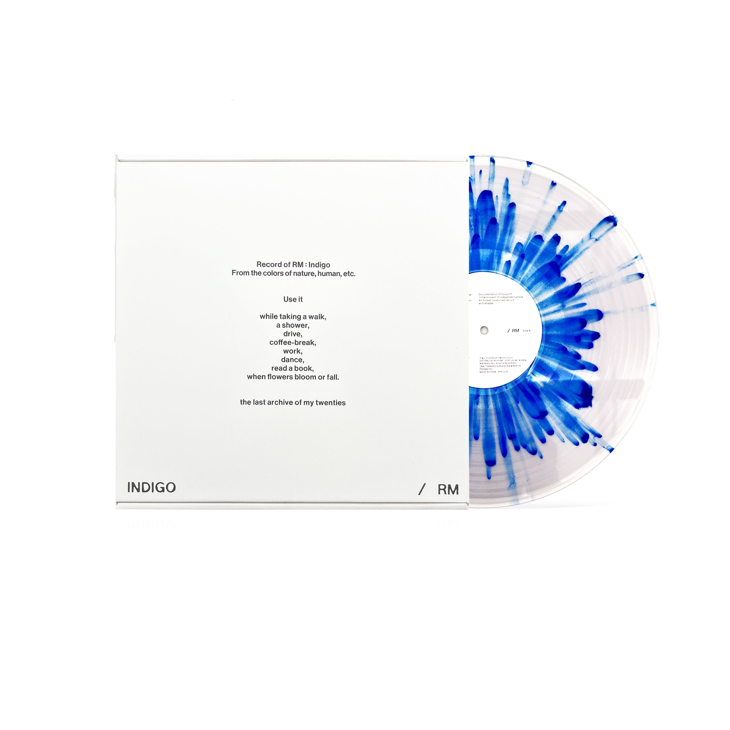 RM (BTS) - Indigo (Colored Vinyl LP) - Music Direct