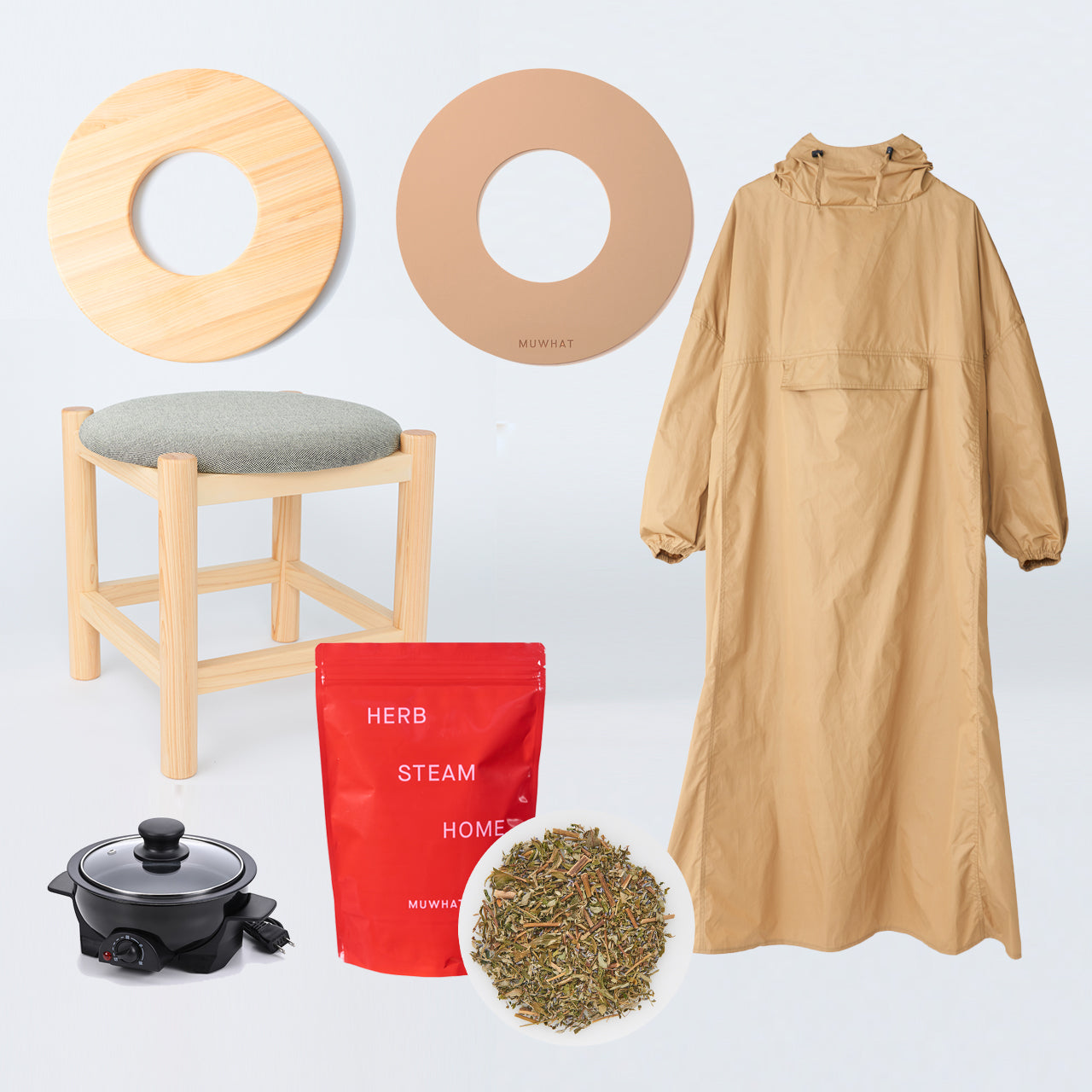 MUWHAT | よもぎ蒸しセット
