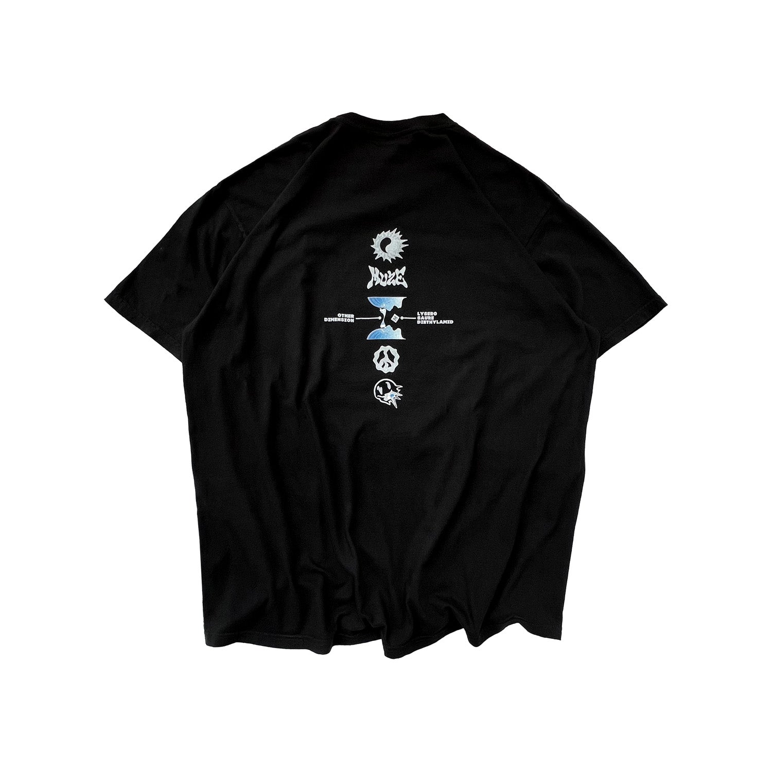 MUZE BLACK LABEL -【WORMHOLE T-SHIRT(BLACK)】ミューズ ワームホール