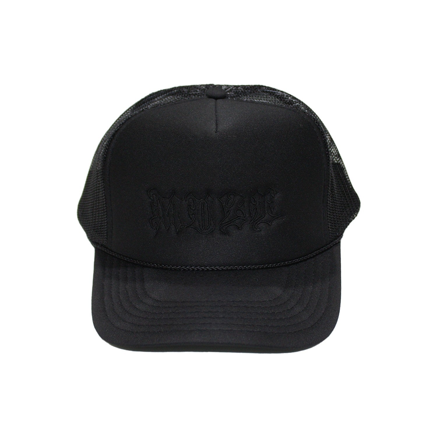 MUZE BLACK LABEL -【MUZE LOGO EMBROIDERY HIGH CROWN MESH CAP