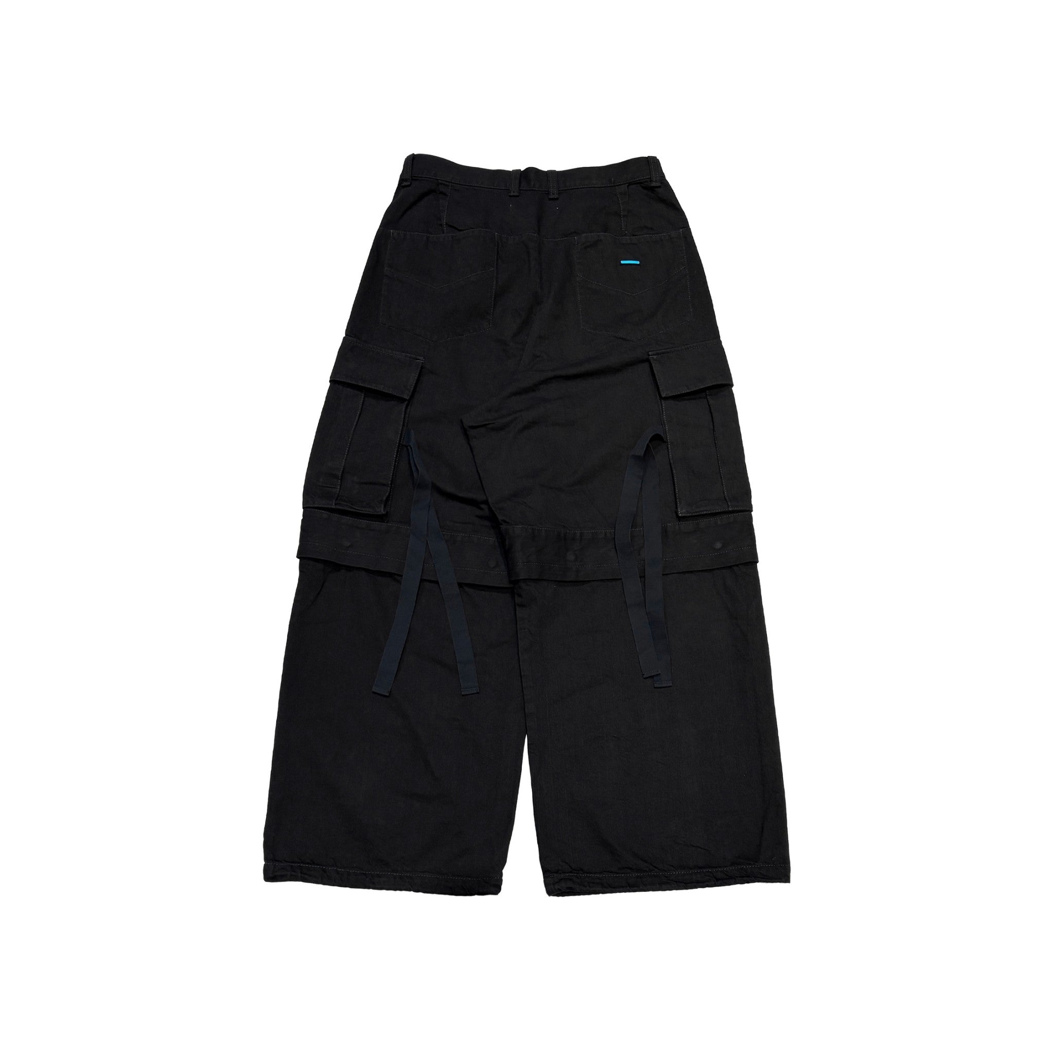 MUZE TURQUOISE LABEL -【2WAY DENIM CARGO PANTS(BLACK)】ミューズ