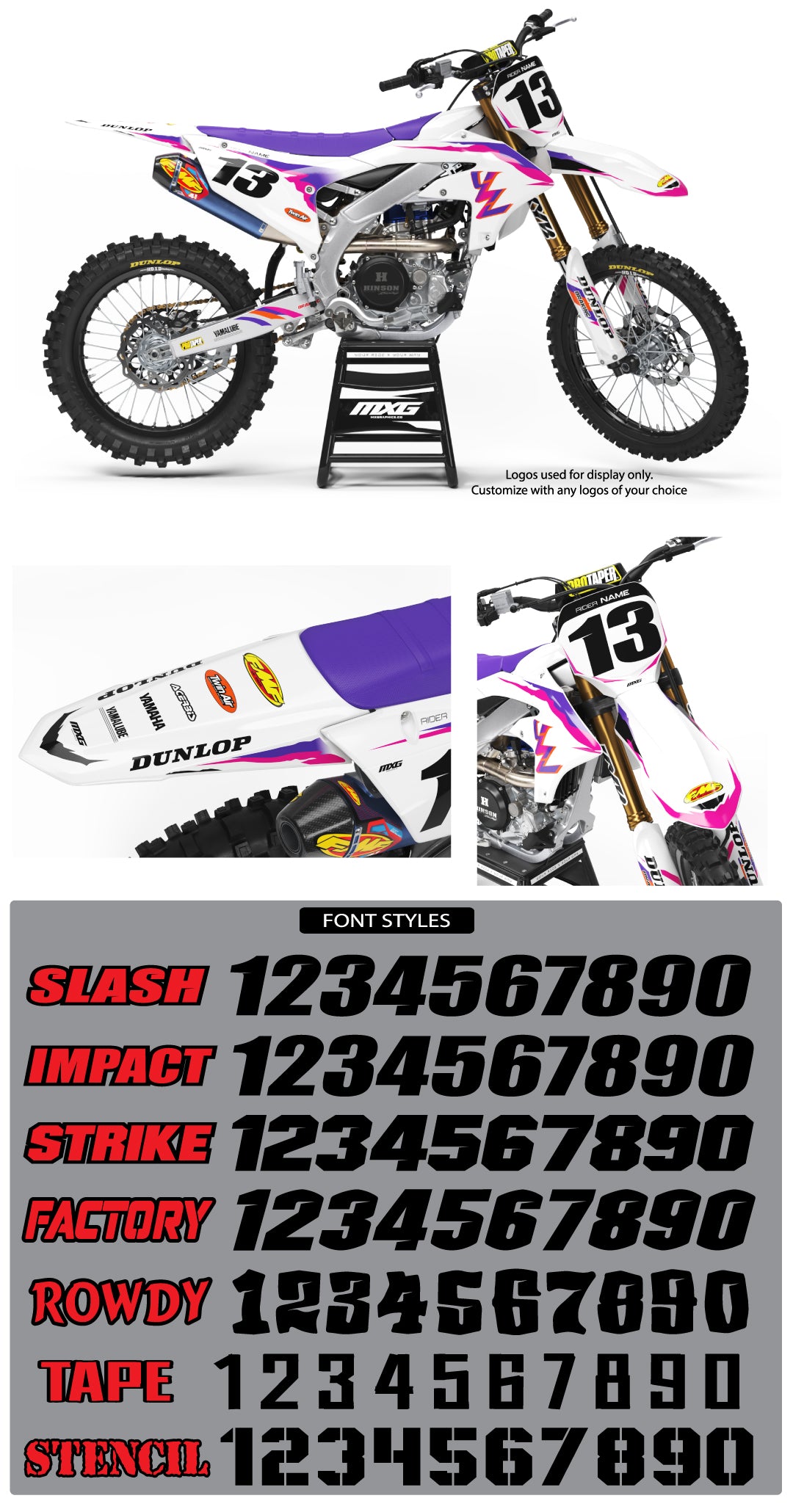 Yamaha Retro 93 Graphic Kit – MX Graphics