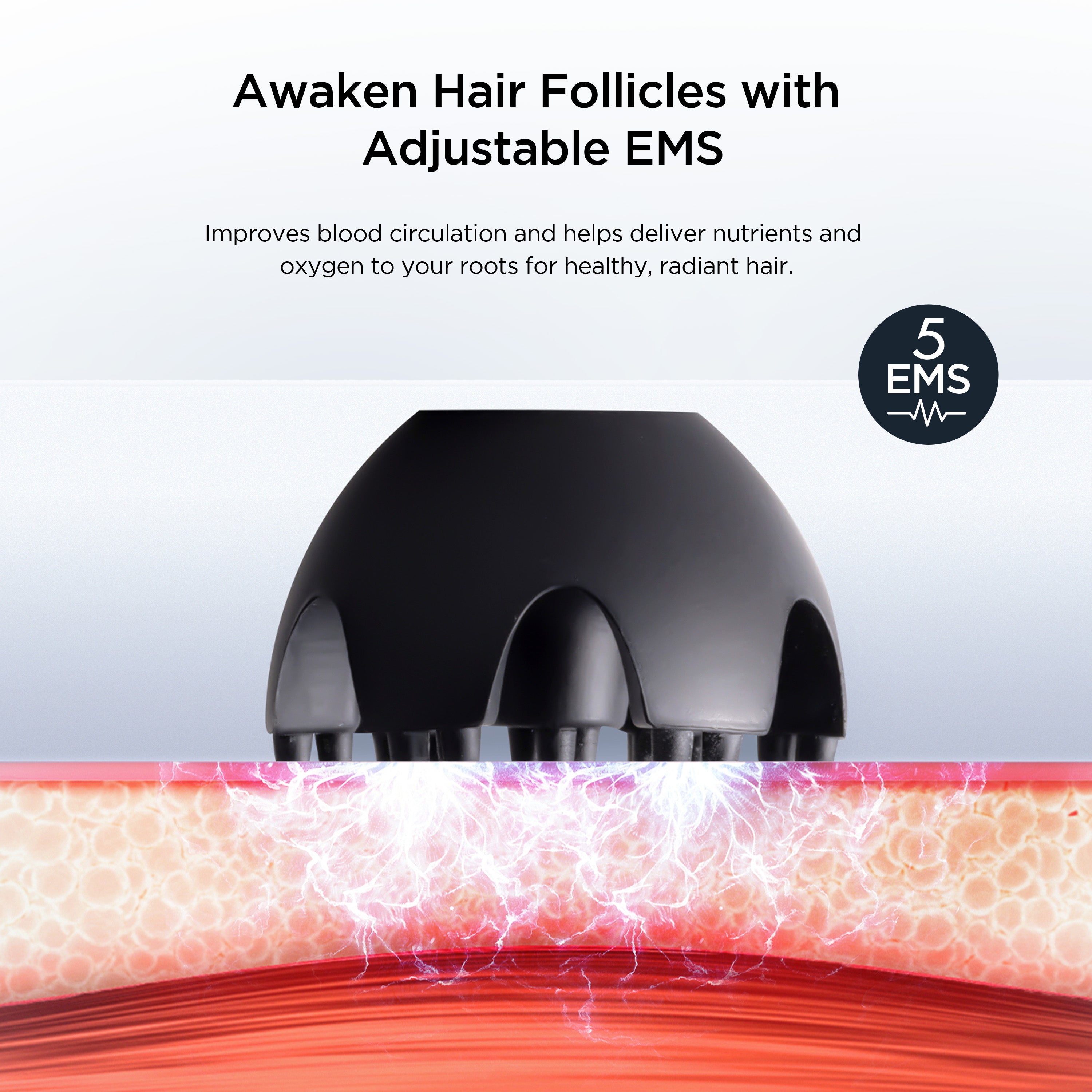 Level Up Scalp and Hair Care with MYTREX EMS Red Light Scalp