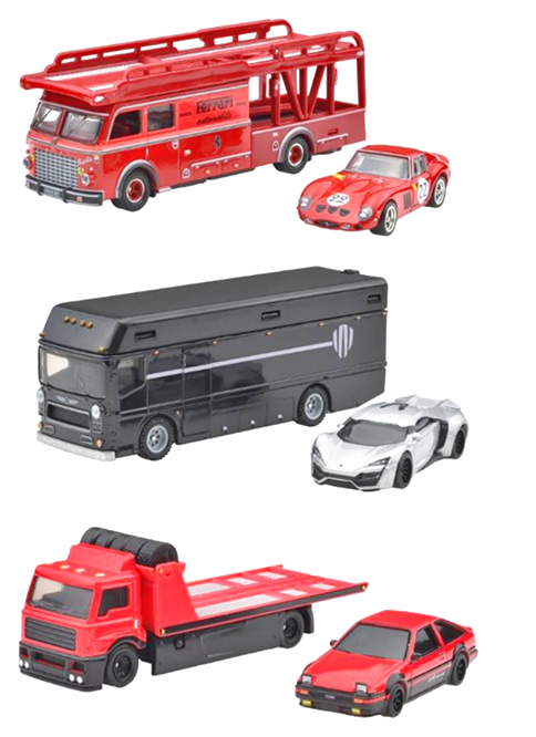 ホットウィールトランポAE86スプリンタートレノ＆フェラーリ250GTO