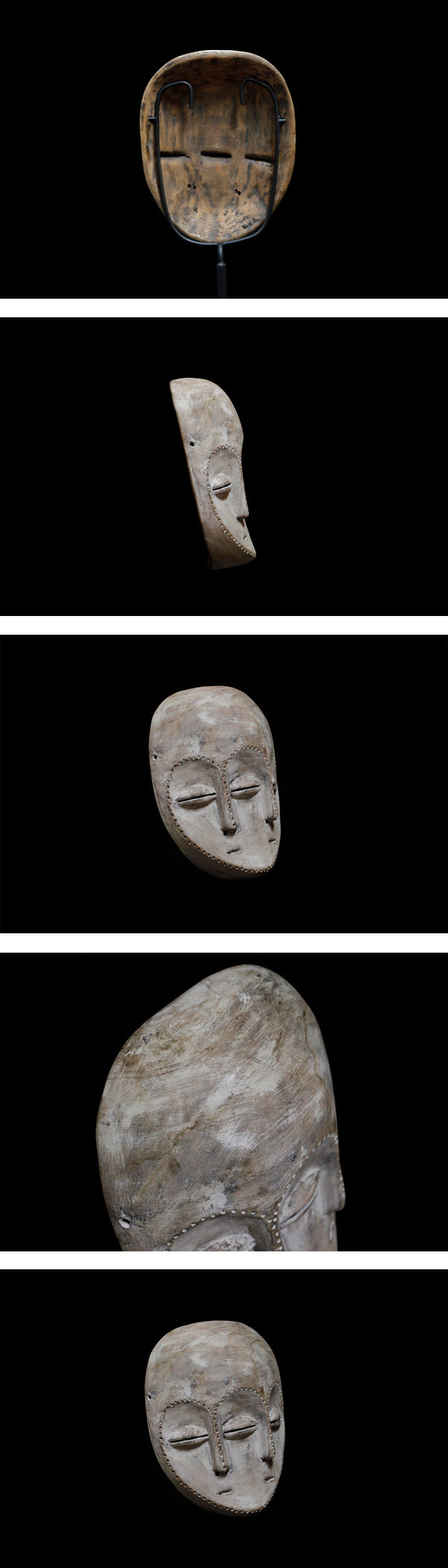 レガ族 2面のマスク m_127 – AFRICAN WEB SHOP ン・マ