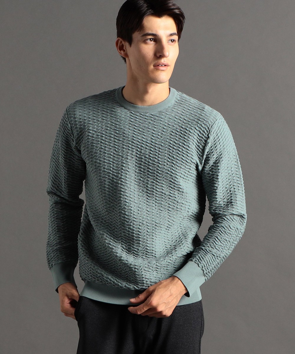 タックジャカード クルーネックニット｜ニット｜ニコル公式通販サイト