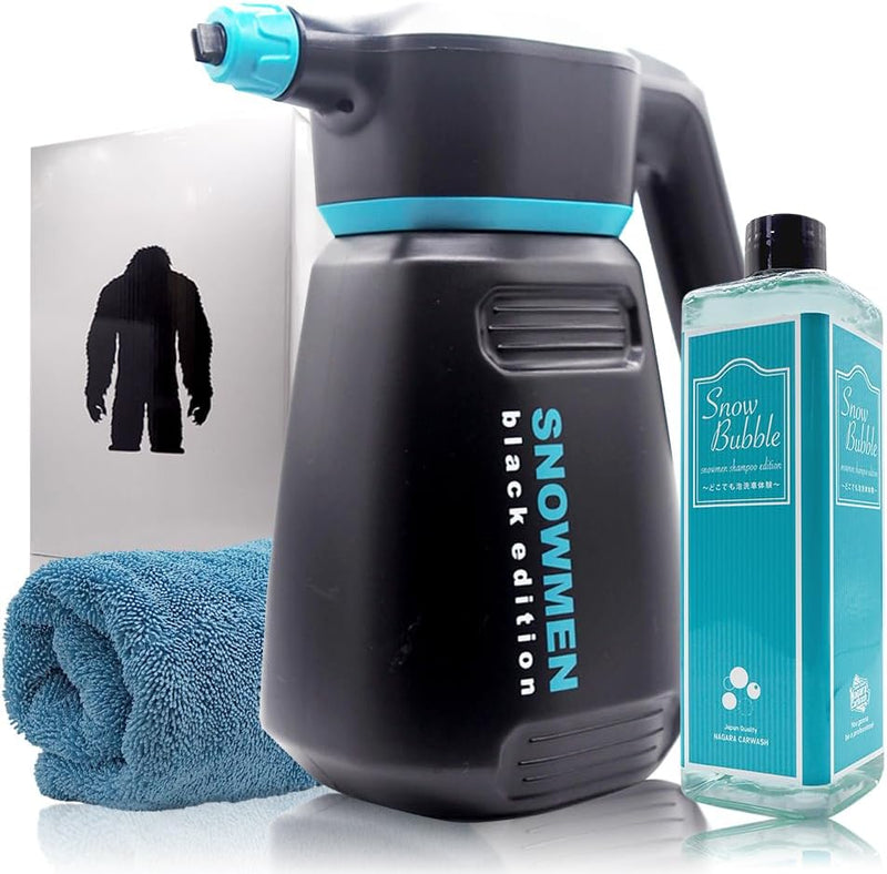 スノーメンブラック『 誰でも泡洗車体験を 』 – ながら洗車