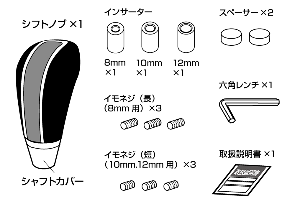 LV-891・892 ゲートATノブ 取扱説明書 – NAPOLEX