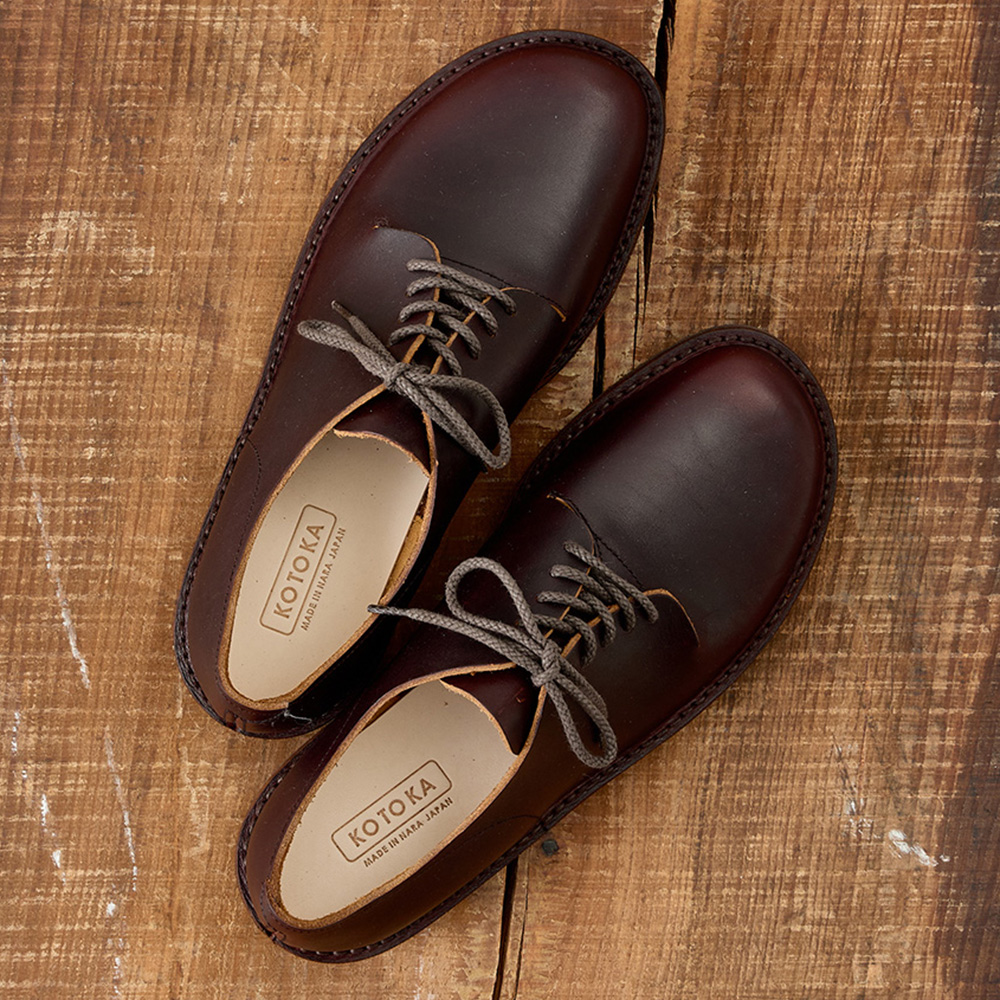 一枚革ダービー | 奈良の靴 − KOTOKA などの革靴