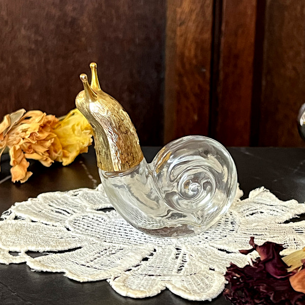 イギリス 1970年代 ヴィンテージ AVON エイボン カタツムリ 香水瓶