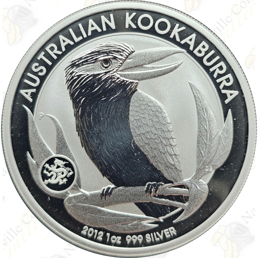 2012 Australia 1 Oz Silver Kookaburra (Dragon Privy) – SKU #87712