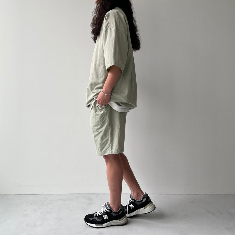 premium nylon setup / light green（プレミアムナイロンセットアップ