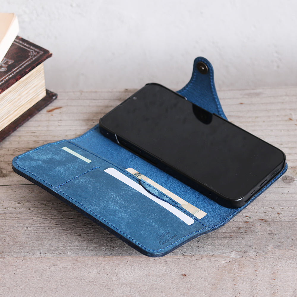 iPhone11シリーズ イタリアンレザー手帳型ケース｜Native Creation