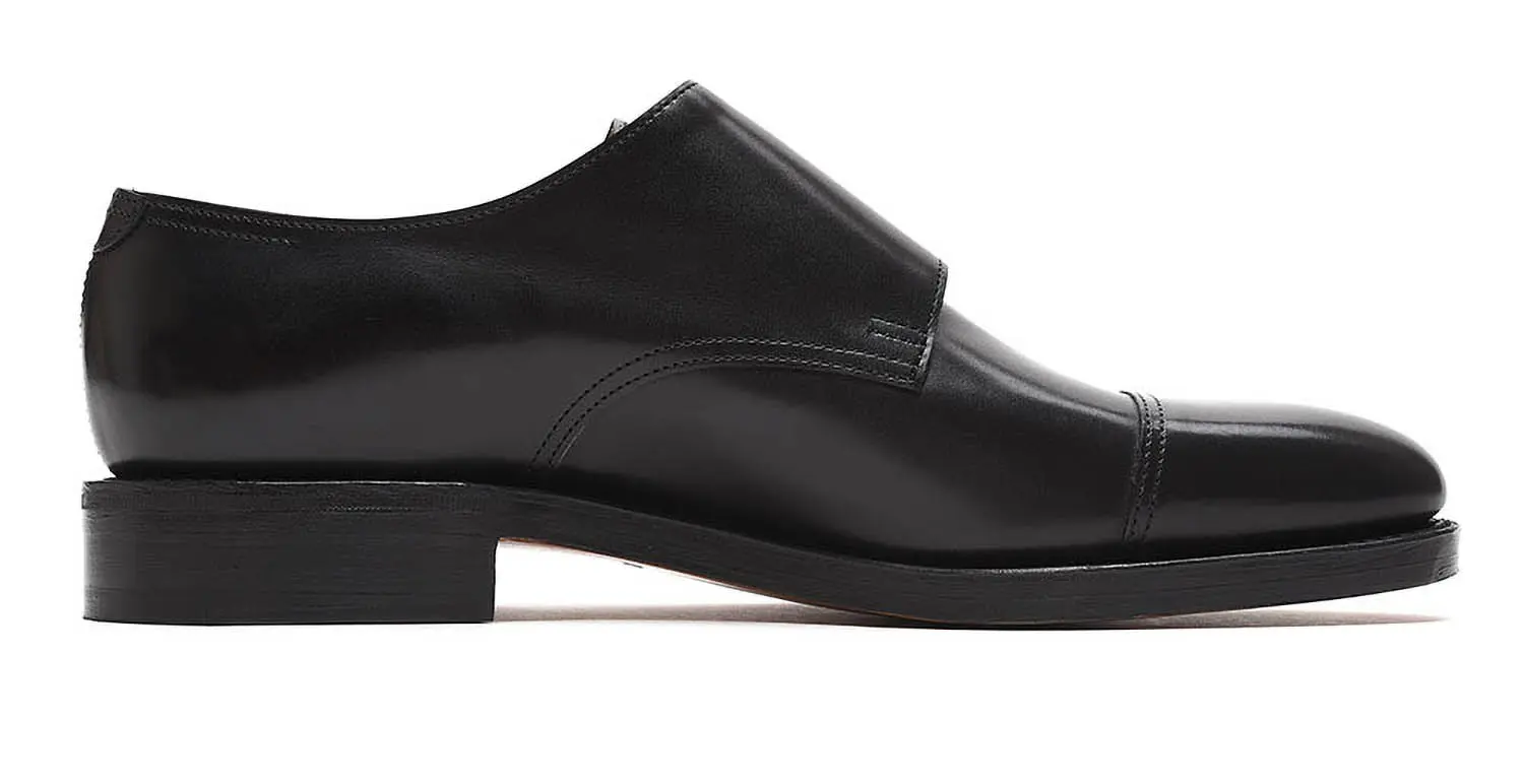 名作ダブルモンクストラップ】ジョンロブ WILLIAM CALF ブラック