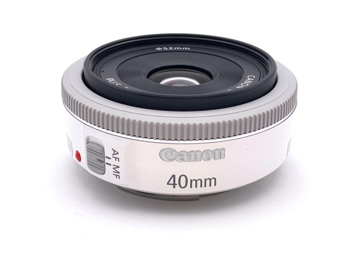 中古：A(美品)】キヤノン EF 40mm F2.8 STM ホワイト | 2444090039447