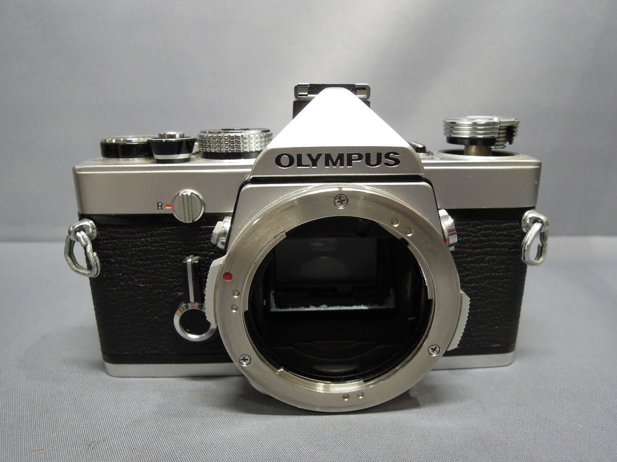 中古：C(やや難あり)】オリンパス OM-1 ボディ シルバー | 2444930067050