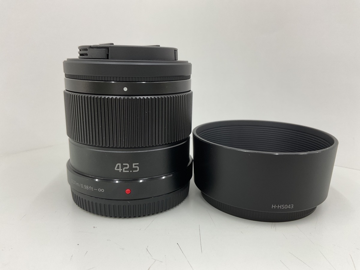 LUMIX G 42.5mm/F1.7 ASPH./POWER O.I.S. H-HS043-K [ブラック] 中古