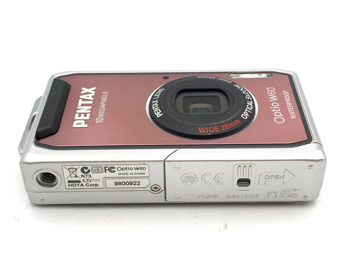中古】ペンタックス Optio W60 コーラルピンク｜｜カメラのキタムラ