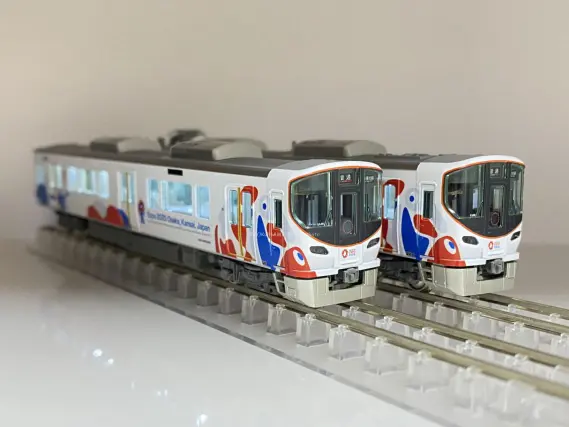 323系 大阪・関西万博ラッピング列車（ミャクミャク）を弄る。DENSHA
