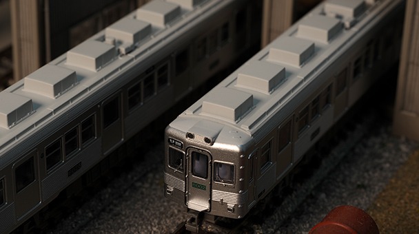 鉄コレ】南海電気鉄道6000系（なつかしのステンレス無塗装） 2両セット