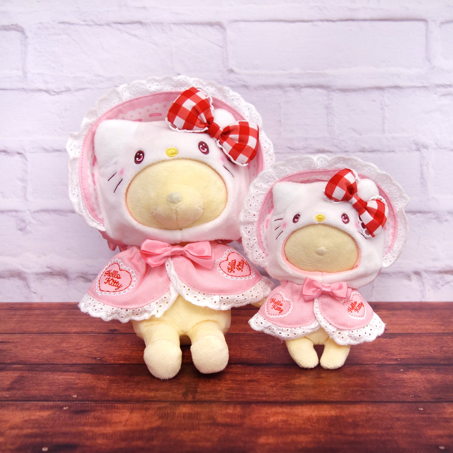 ハローキティ メイドコスチューム ぬいぐるみ ピンク ハローキティ