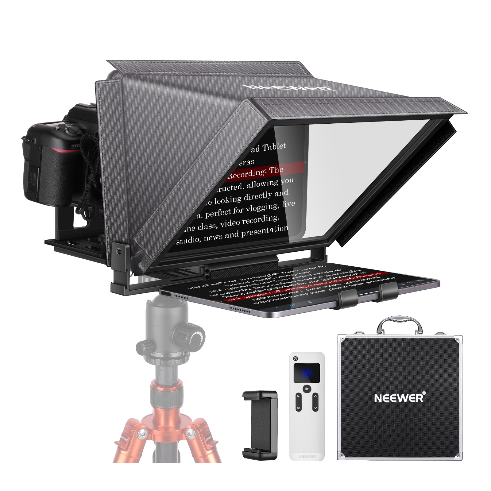 NEEWER X12 Remote Teleprompter | iPad Teleprompter