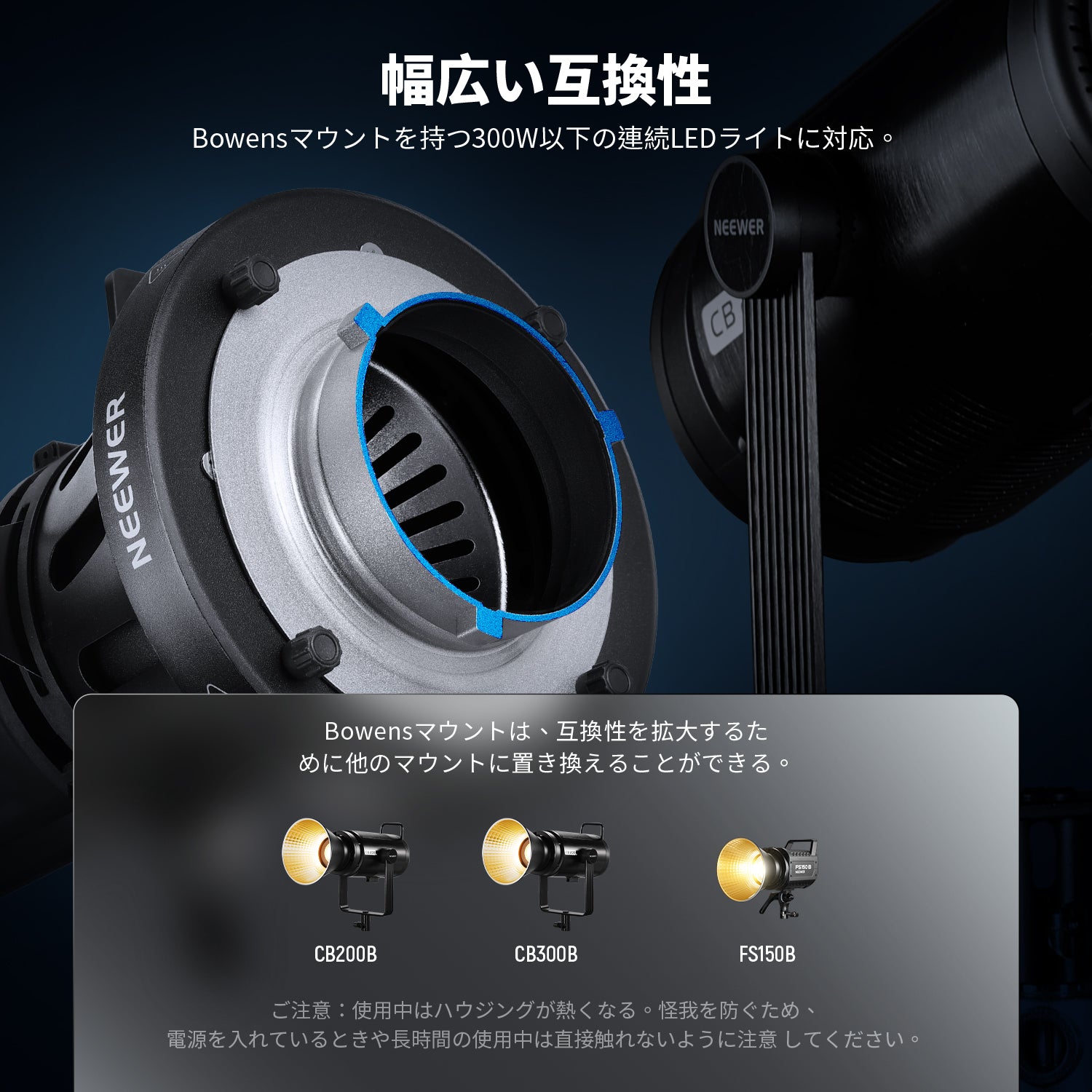 NEEWER LS-39 スポットライトスヌートキット 20°投影レンズ – NEEWER.JP