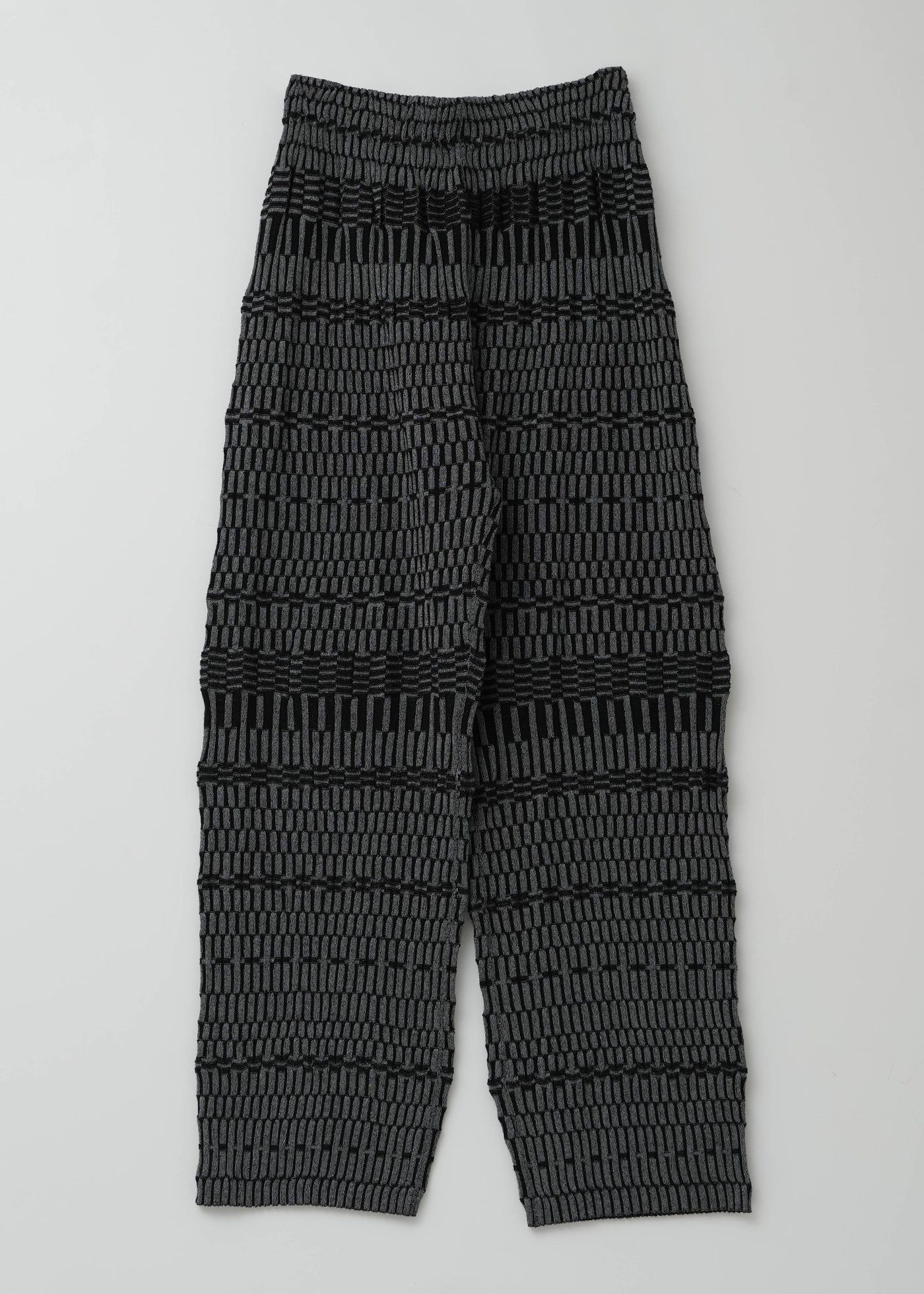 Geometric Weaving Knit Pants | Pasand by ne Quittez pas | パサン