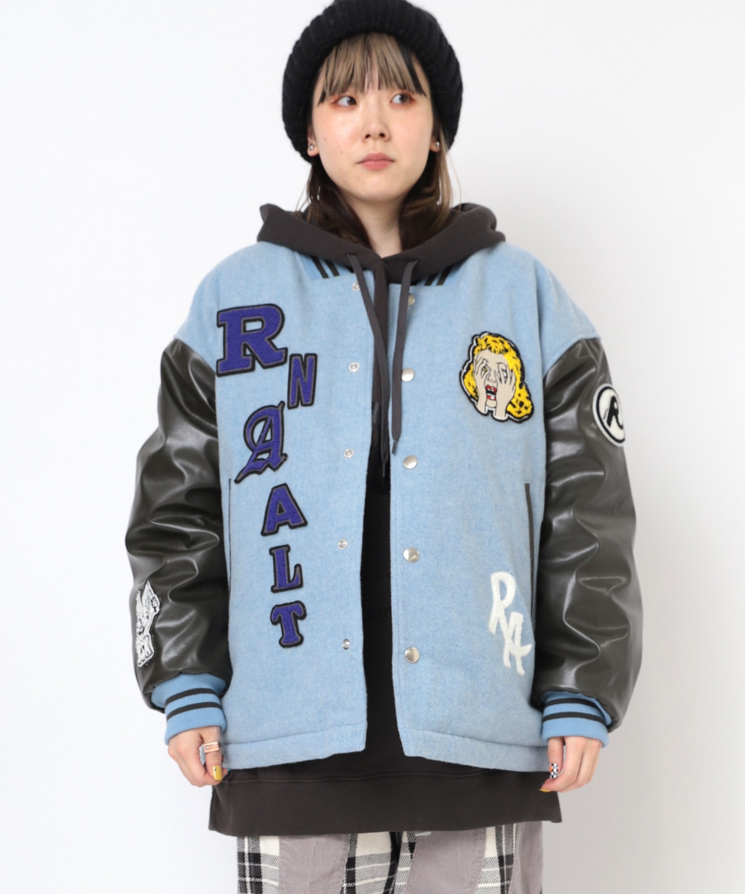 カルロス Bristol スタジャン L ネイビー 中古・古着通販】MIZUNO