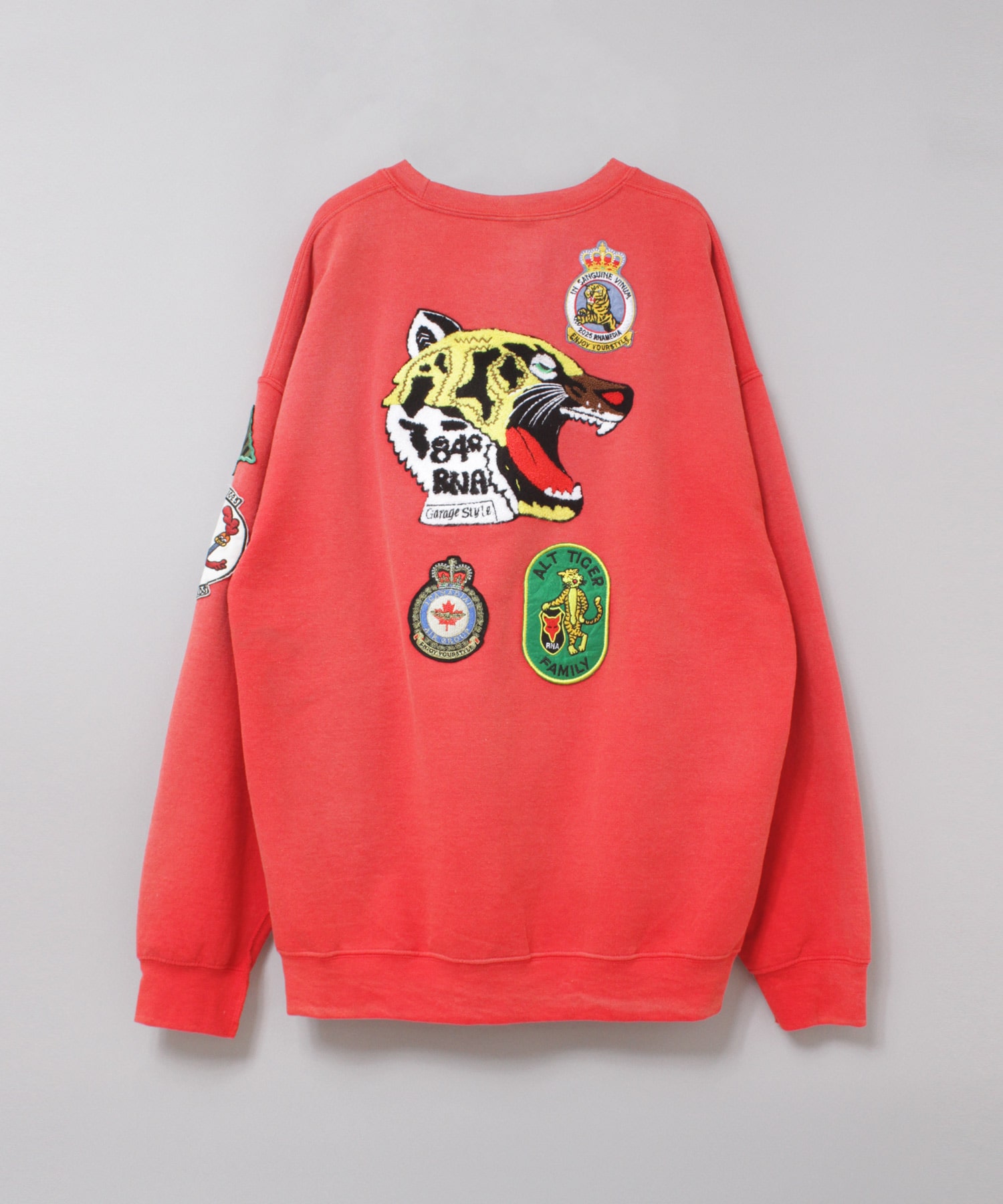 M2554 サンフェードエフェクトタイガートレーナー(M ブラック