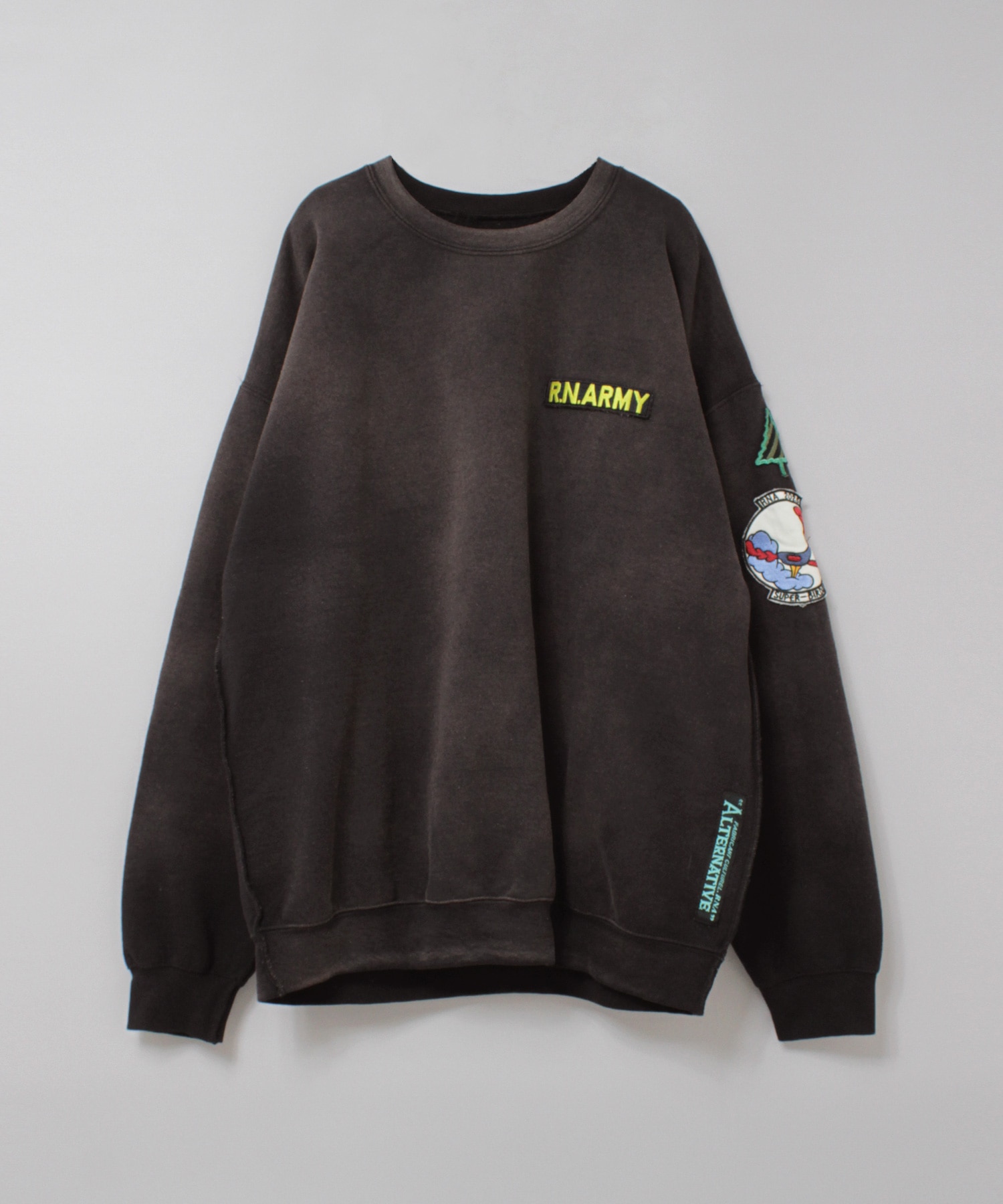 M2554 サンフェードエフェクトタイガートレーナー(M ブラック