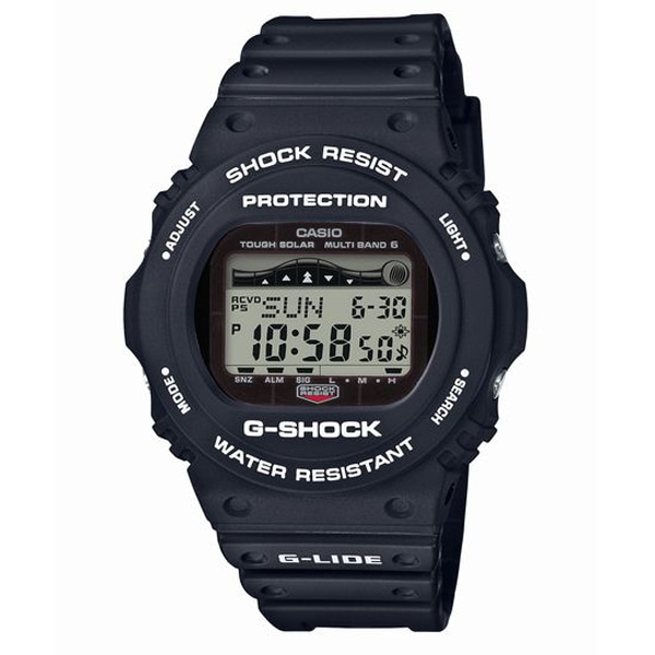 G-SHOCK G-LIDE GWX-5700CS-1JF タイドグラフ ソーラー(ブラック): G