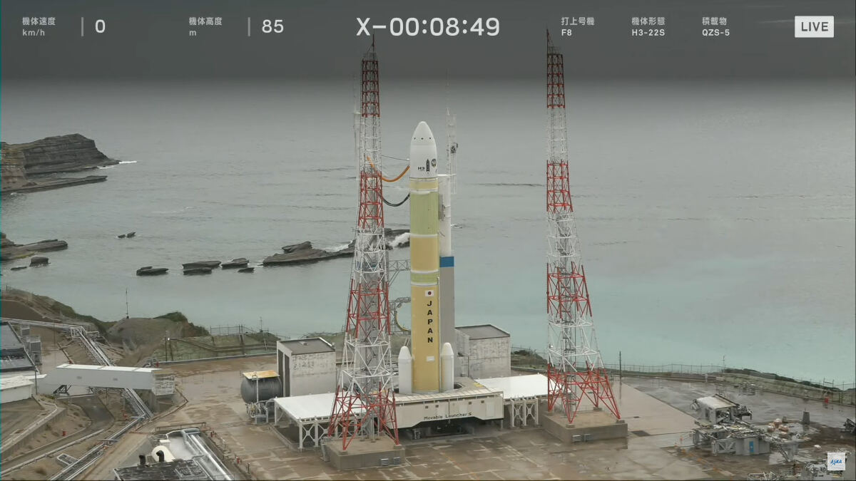 更新】H3ロケット8号機の17日打ち上げ中止「設備系に異常発生