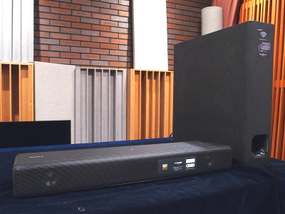 ソニー、ソファ下にサブウーファーを置ける小型サウンドバー | マイ