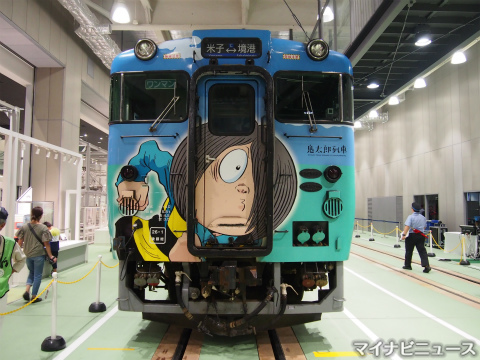 JR西日本「鬼太郎列車」境線のキハ40形、京都鉄道博物館で特別展示