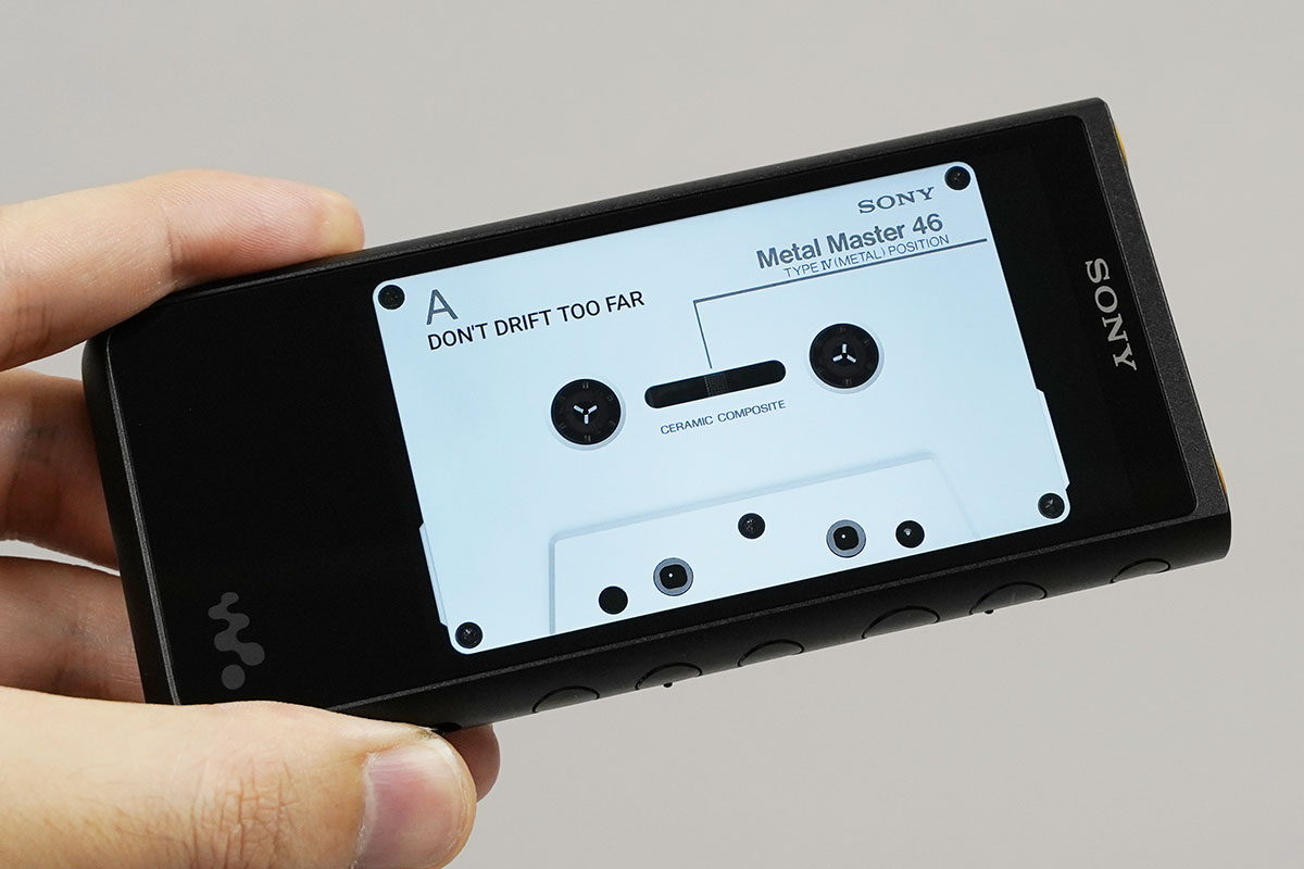 写真で見るウォークマン「ZX500」 - ギュッと詰め込んだ高音質技術が