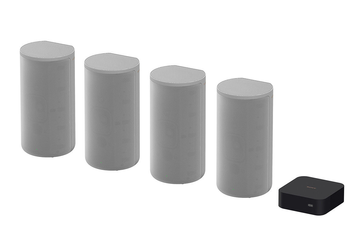 ソニー、4つのワイヤレススピーカーで360度サラウンドを楽しめる「HT