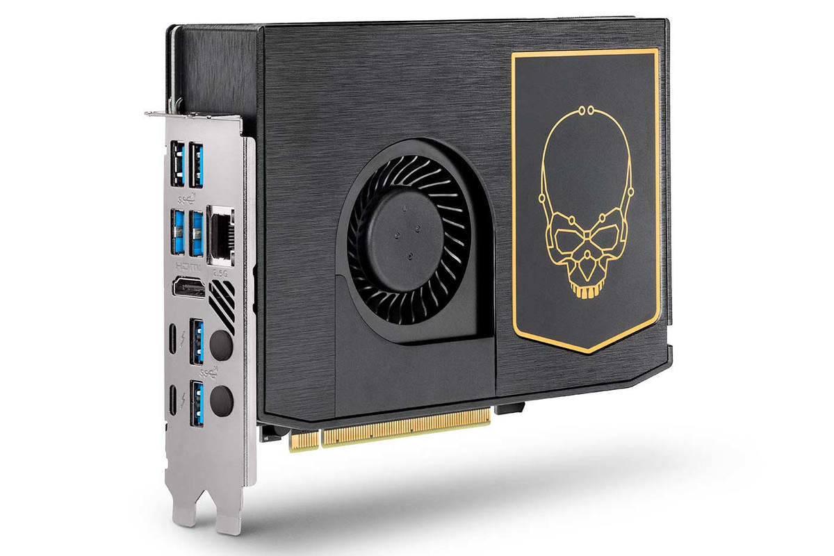 Intel、大型グラボも使えるベアボーン「NUC 11 エクストリーム・キット